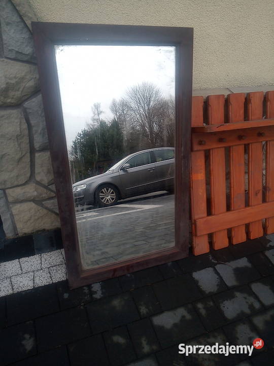 Lustro w drewnianej ramie Dom i Ogród