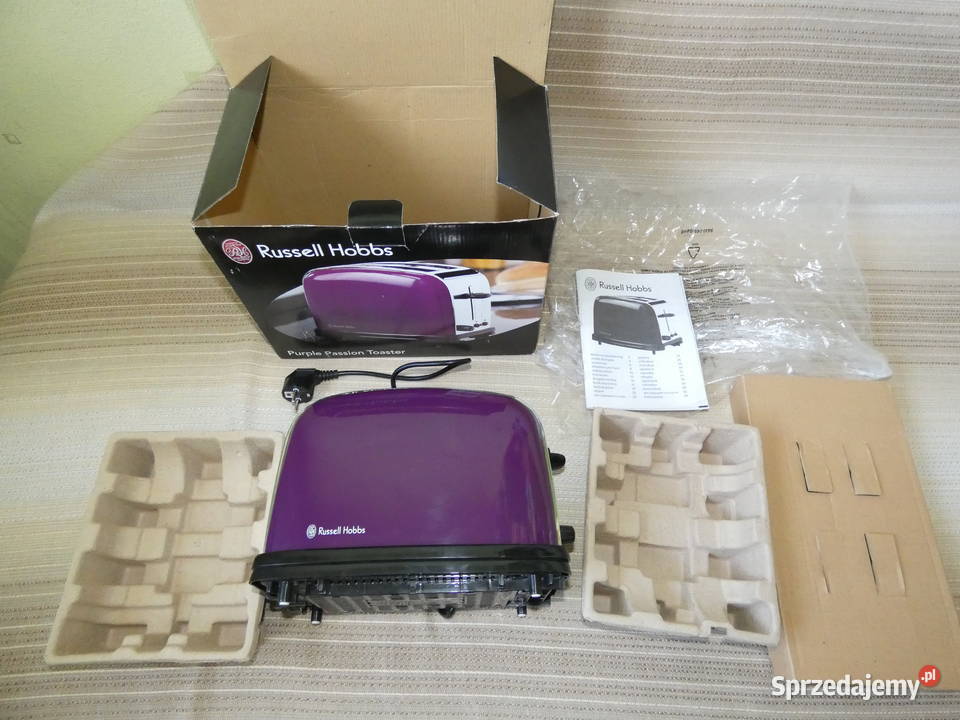 Toster Russell Hobbs Purple Passion AGD drobne Mrzeżyno sprzedam