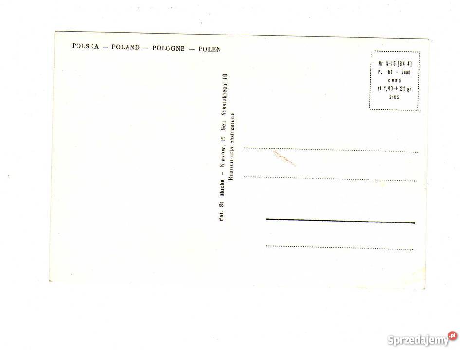 KRYNICA POCZTÓWKA CZARNO BIAŁA WIELOWIDOKOWA Pocztówki i karty telefoniczne Krynki