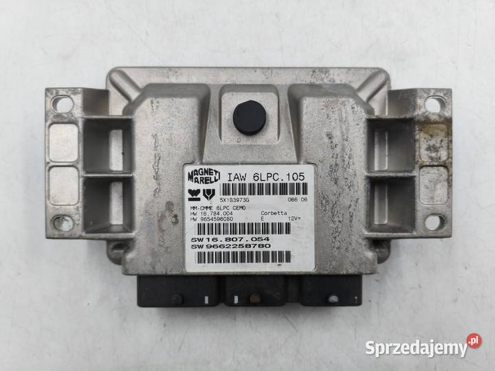 Sterownik Silnika Peugeot 207 14 16v 9662258780 mazowieckie Wyszków