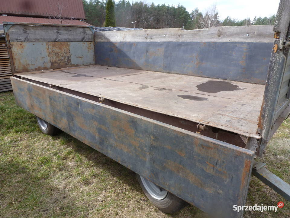Przyczepa rolnicza dwuosiowa niska Rudnik nad Sanem sprzedam