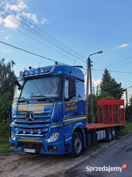 Mercedes Actros Laweta Autolaweta Pomoc Drogowa automatyczna Mogielnica