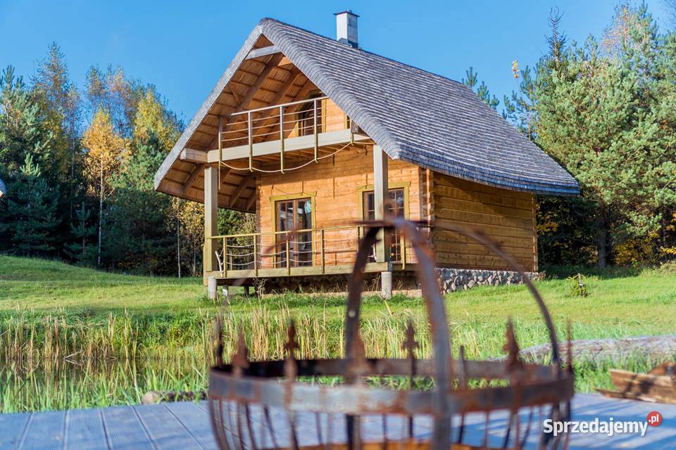 Drewniane Domy z Bali Kryte Wiórem Osikowym Gont Augustów