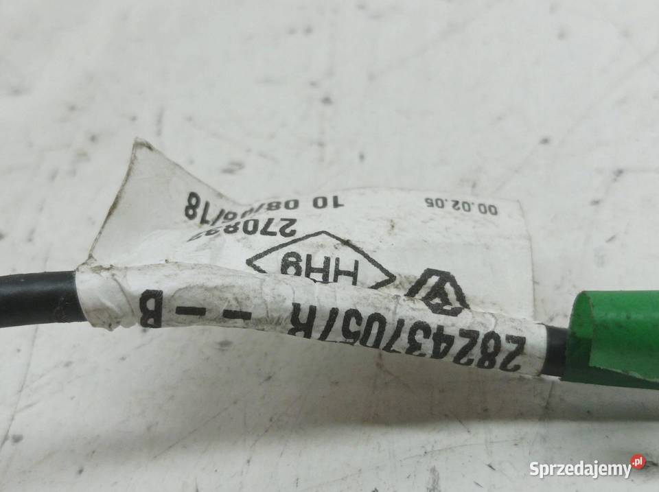 ANTENA KAROSERYJNA Renault Kangoo II 2008 Rok produkcji 2018 Części samochodowe sprzedam