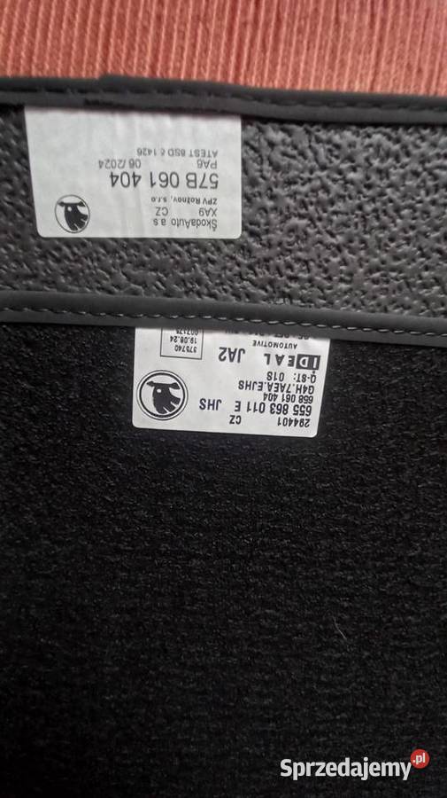 Dywaniki welurowe Sloda Karoq Kórnik