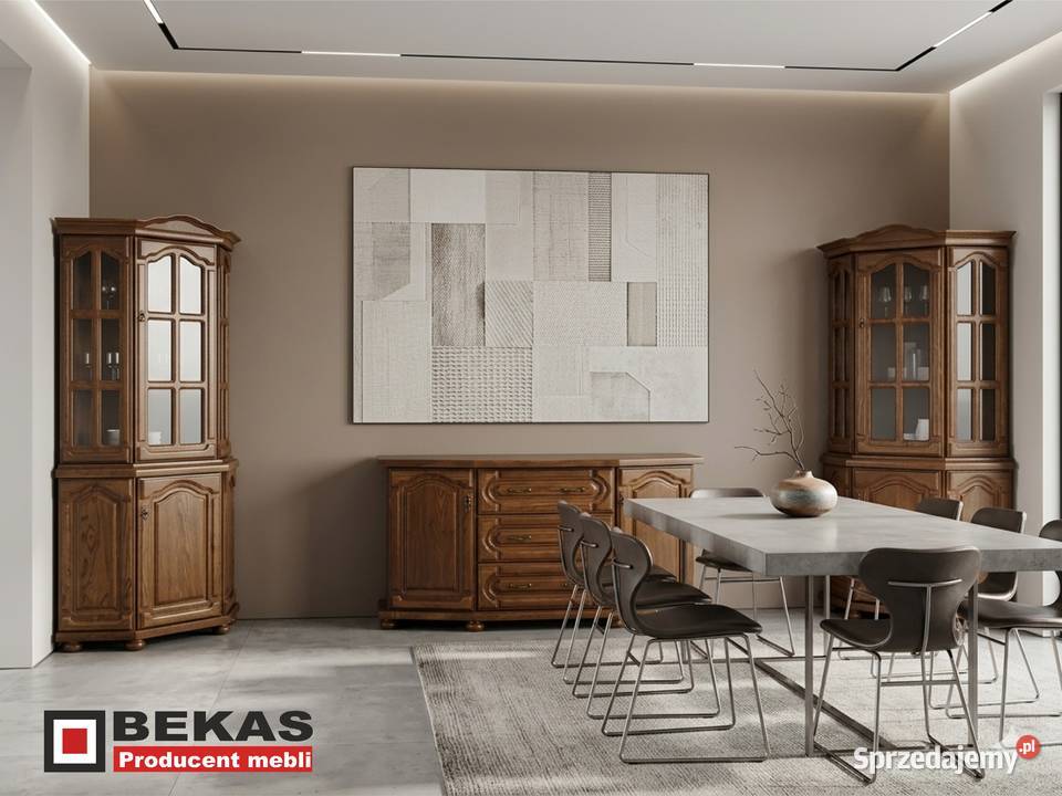 Duża Komoda 180 2S4D Orzech Włoski Ciemny BEKAS Kraków
