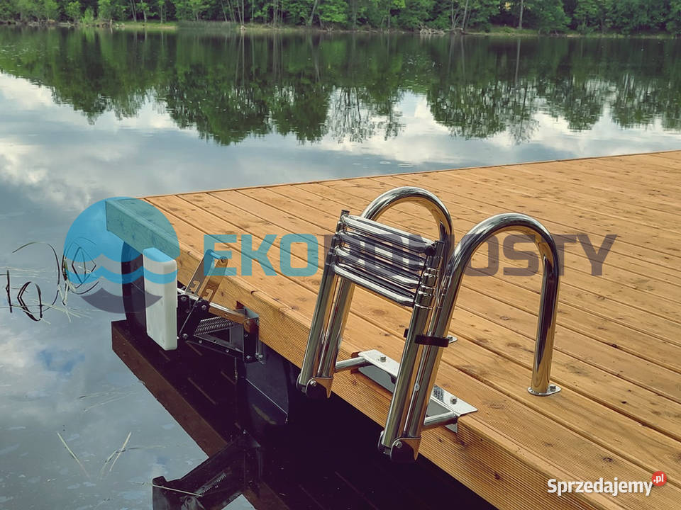Drabinka kąpielowa pomostowa basenowa ze stali Szczecin sprzedam