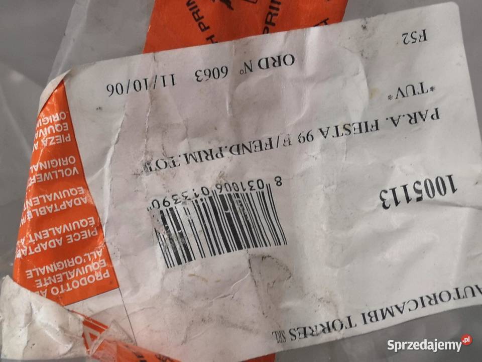 ZDERZAK PRZÓD FORD FIESTA 19951999 NOWY ISAM