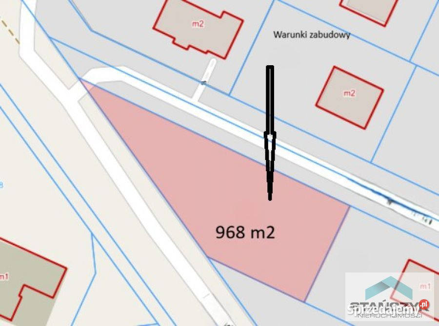 Działka 968 metrów Kamień Pomorski budowlana