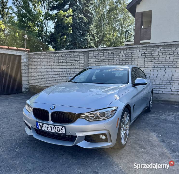 BMW 428i xDrive Gran Coupe M Sport prywatne auto światła przeciwmgielne Warszawa