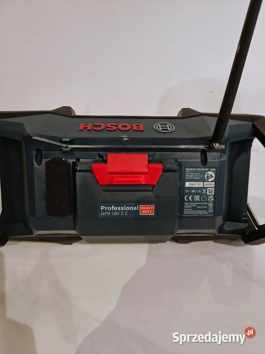 Radio budowlane Bosch GPB 18V2 Bluetooth USB Zaręba
