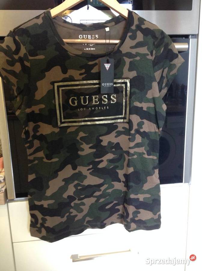 T shirt Moro Koszulka Damska GUESS M Nowa zielony Nowa Sól