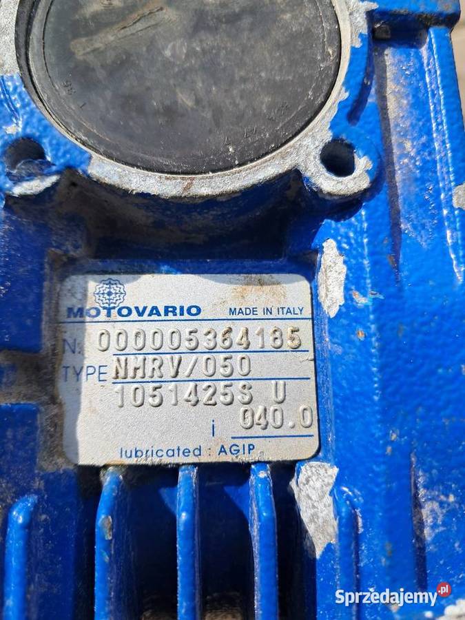 Okazja motoreduktor 037kw 35obr naped mieszałki Pozostałe Dobrodzień