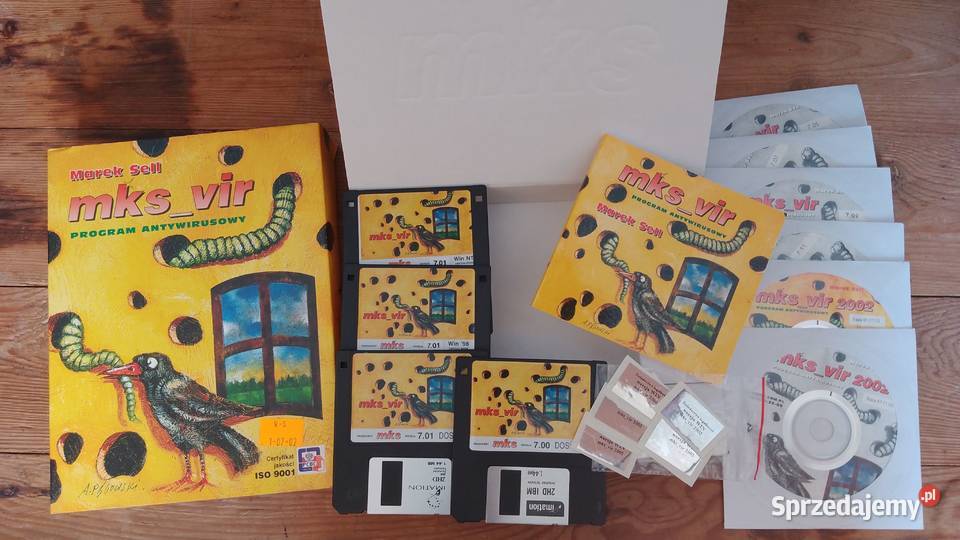 mksvir 700 701 retro program antywirusowy DOS Olsztyn