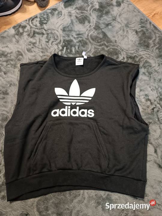 Adidas Originals crop top 2XS czarny z logo Katowice sprzedam