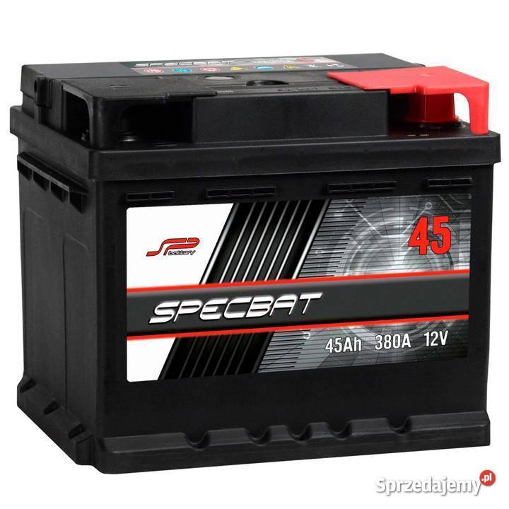Akumulator SPECBAT 45Ah 350A EN PRAWY PLUS Pabianice