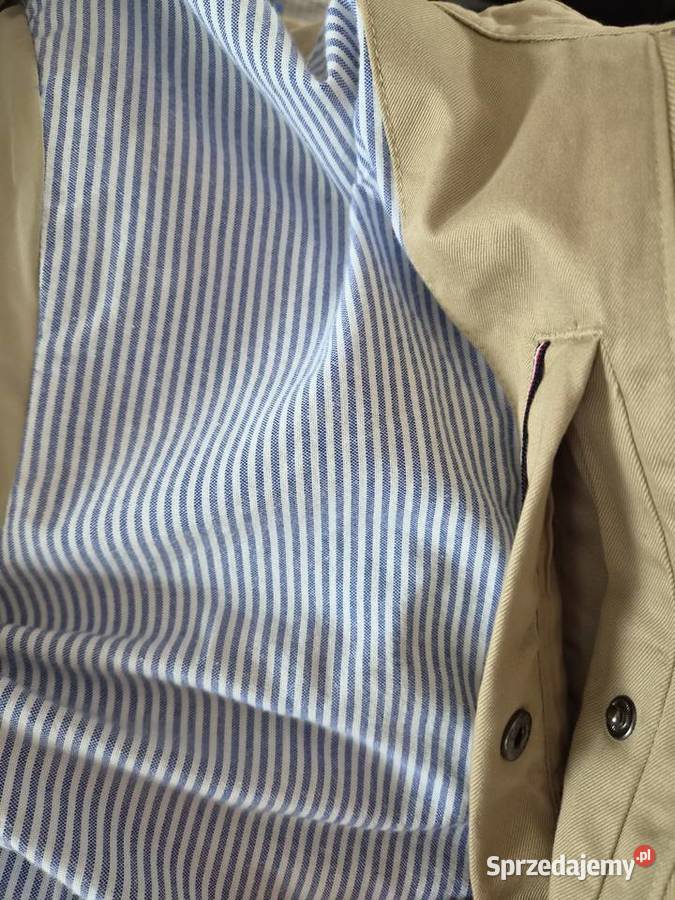 Nowa beżowa kurtka męska Tommy Hilfiger rozmiar