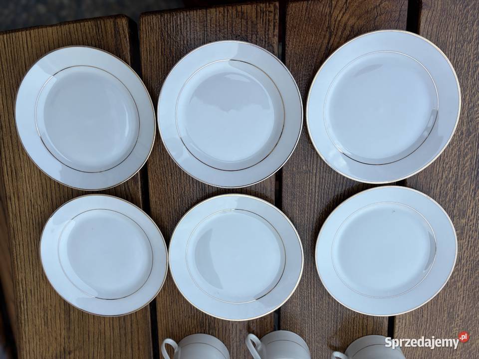 Porcelanowy komplet do kawy 6 osób 18 Legnica