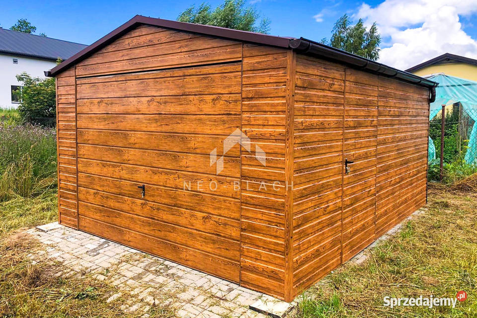 Garaż Blaszany 4x5m Brama Uchylna Drzwi Rynny 430zł/m2 Radom