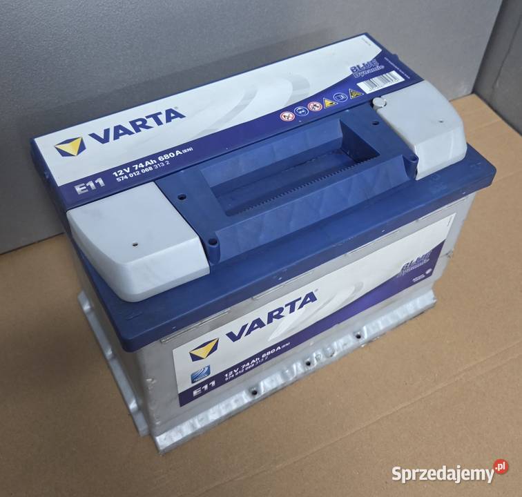 Akumulator Varta Blue Dynamic E11 74Ah 680A osobowe śląskie Zabrze