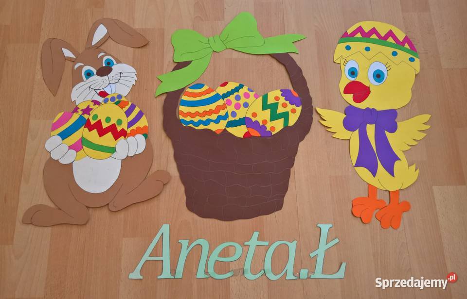 Dekoracje na Wielkanoc z brystolu 504 102 444 Garwolin