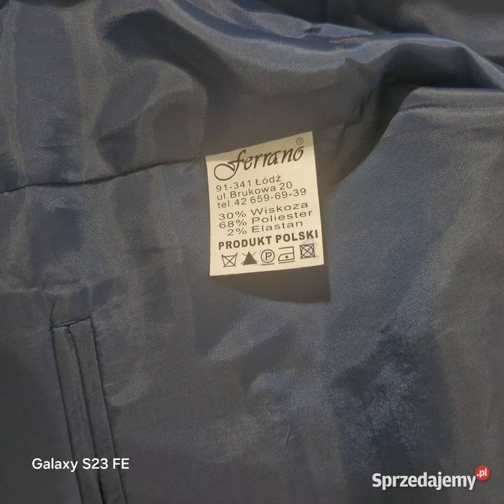 Garnitur męski mazowieckie Warszawa