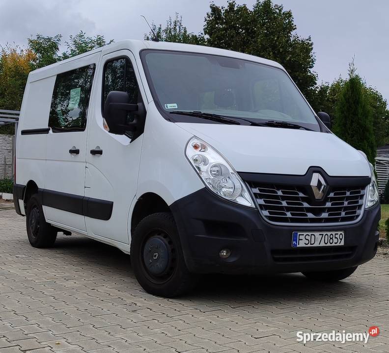 Renault Master BRYGADÓWKA 7 OSOBOWY 2.3DCI 125KM BDB STAN