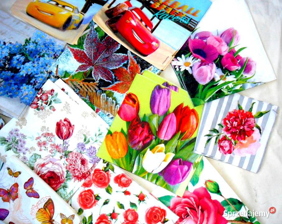 Serwetki papierowe do decoupage Zestaw prawie Pozostałe Biała Podlaska