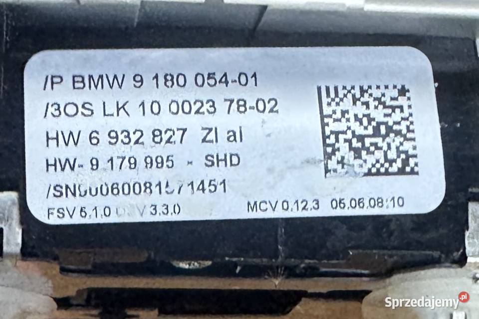 BMW E90 E91 E92 0412r CZARNA LAMPKA PODSUFITKI Sosnowiec