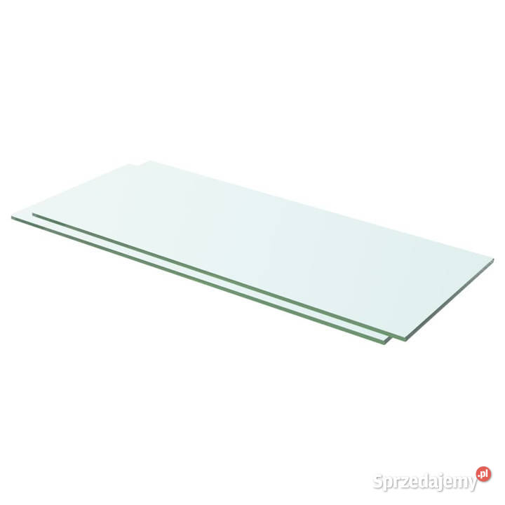 Półki 2 panel z przezroczystego szkła 60 x 20 mazowieckie Warszawa