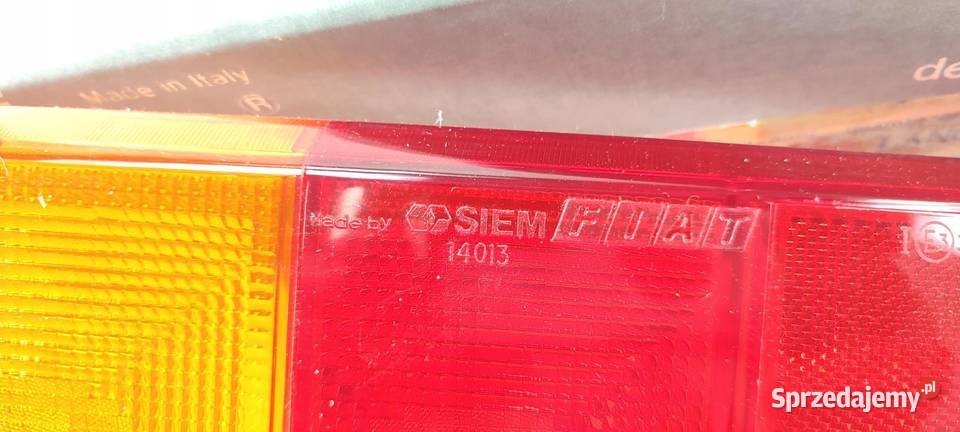 KLOSZ LAMPY LEWY TYŁ FIAT RITMO 7988 ASO NOWY Pozostałe sprzedam