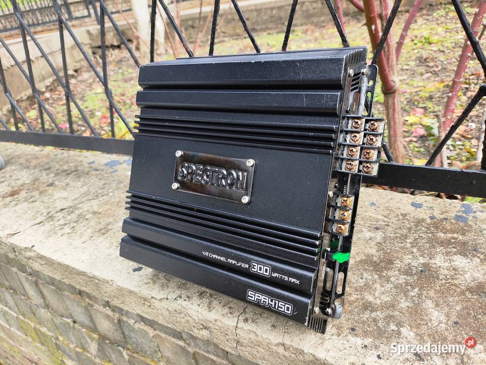 Wzmacniacz samochodowy 4 kanałowy SPECTRON Ilość kanałów 4 śląskie sprzedam