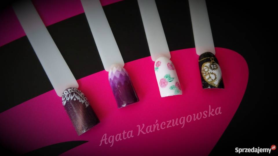 Stylizacja paznokci hybryda żele zdobienia