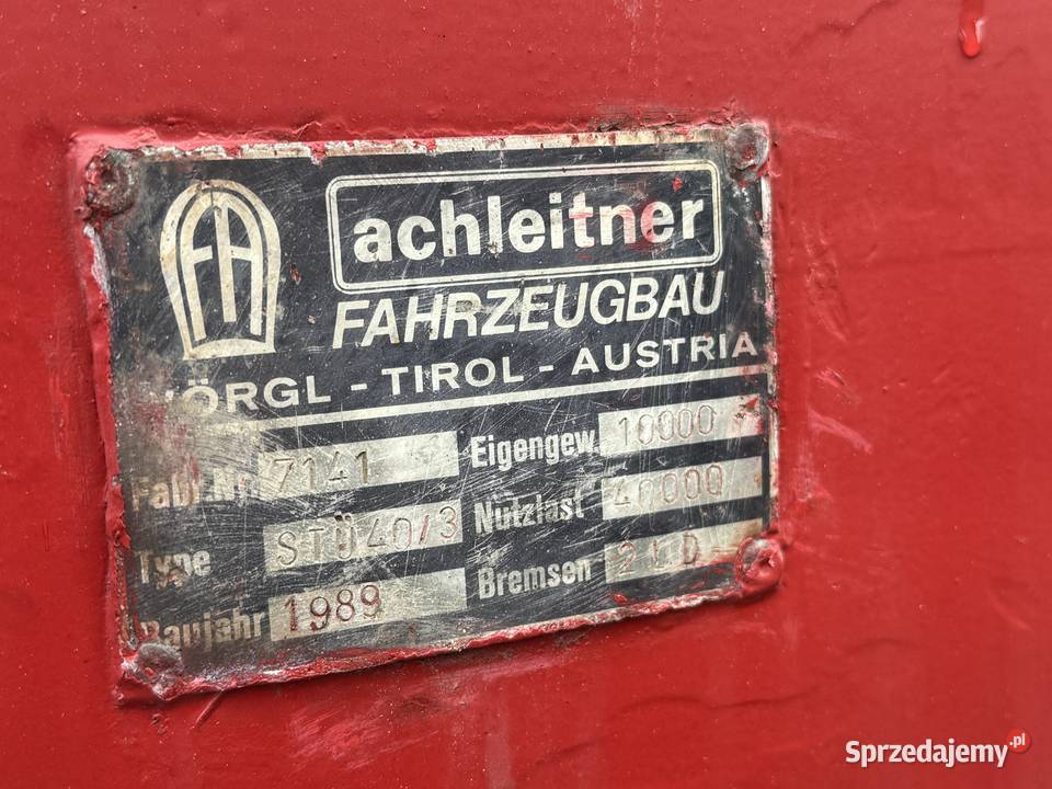 naczepa niskopodwoziowa nisko podwozie