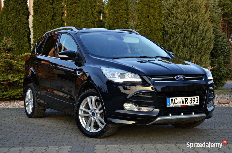 Ford Kuga 20 TDCI 163 LED Kamera Skóra II 2012 serwisowany w ASO Ostrów Mazowiecka
