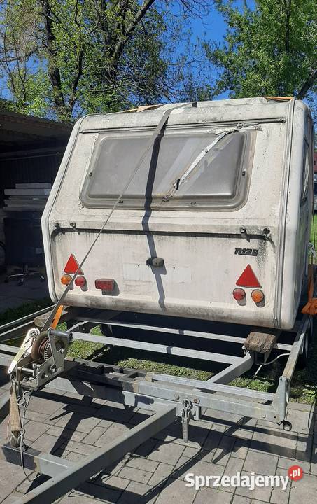 Przyczepa kempingowa Niewiadów skorupa altana Sosnowiec