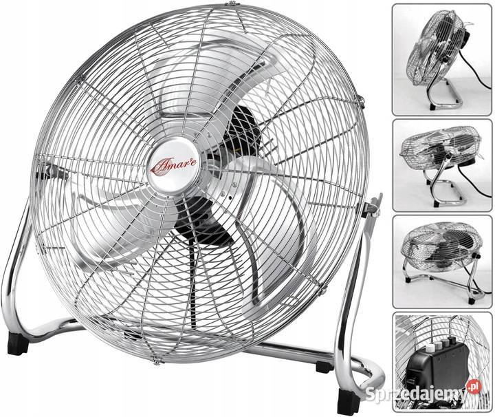 MOCNY WIATRAK WENTYLATOR POWIETRZA PODŁOGOWY Skawina