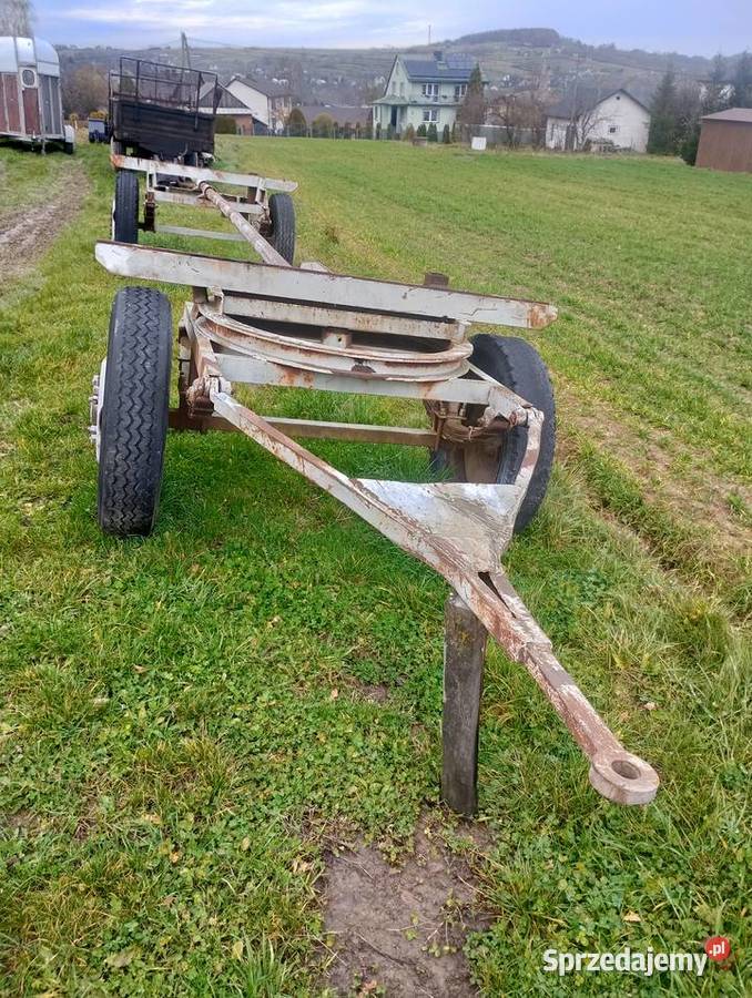 Wóz platforma mocny nieuszkodzony Grybów