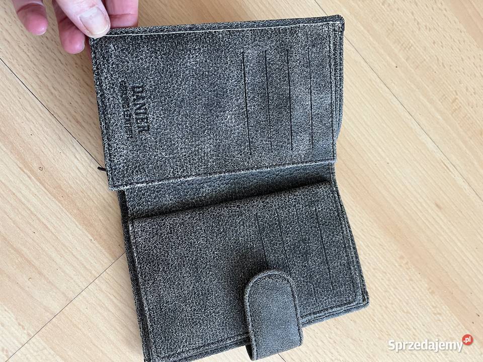 Portfel skórzany kanadyjski Danier niedrogo Uniseks sprzedam