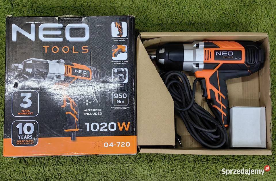 Klucz udarowy sieciowy Neo Tools 1020W 950Nm Inczew