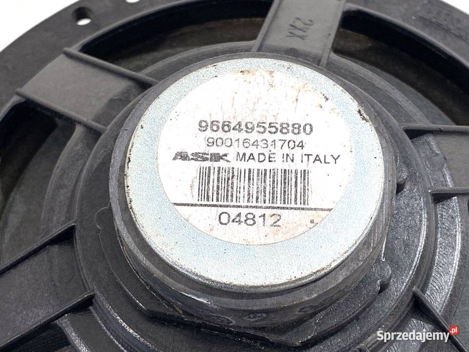 GŁOŚNIKI KOMPLET CITROEN C5 III 9664955980 Kombi