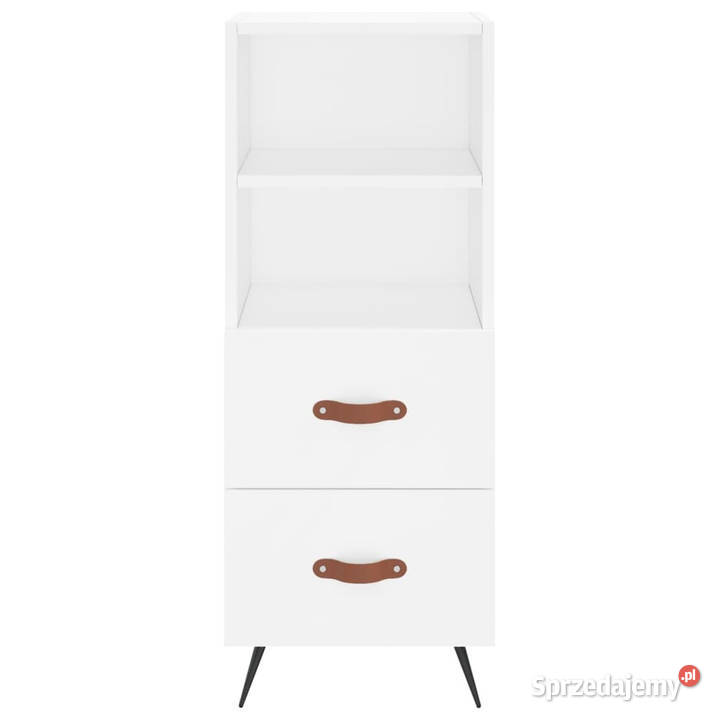 Wysoka szafka biała 345x34x180 materiał Pozostałe Warszawa