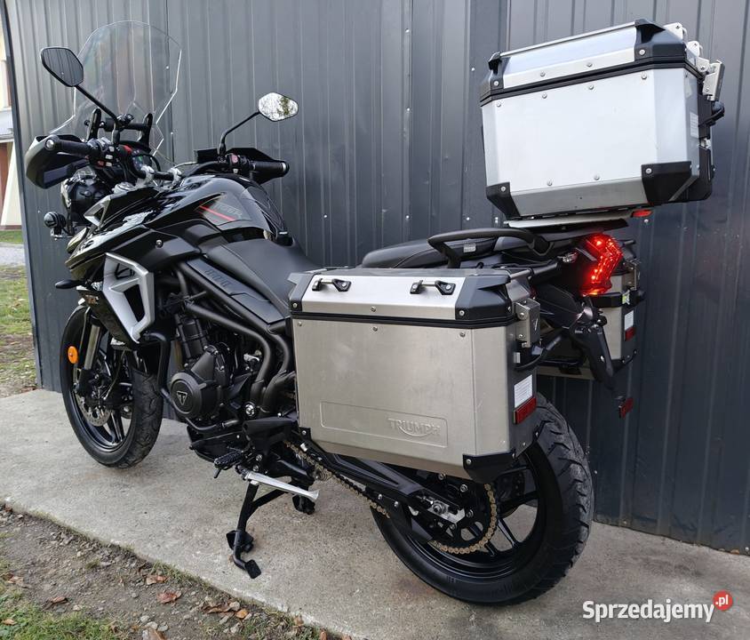 Triumph Tiger 800 XRX 850 TABLET 3x kufry ABS TC czterosuwowy