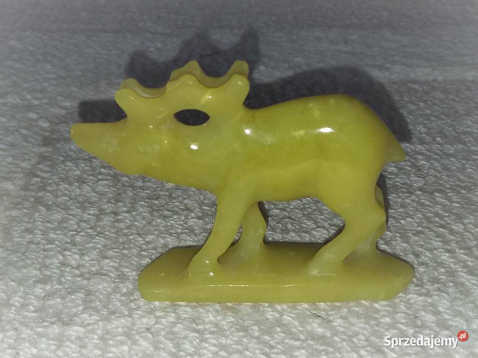 Figurka z jadeitu reniferjeleń Dekoracje i ozdoby Warszawa