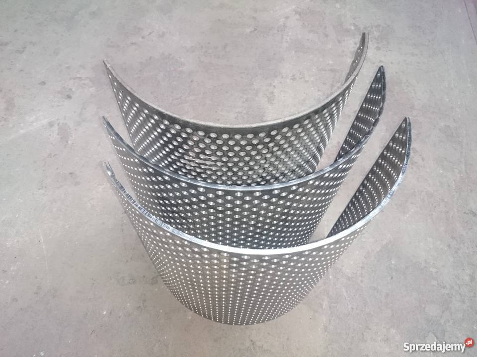 Sita do młynów i kruszarek wiercone CNC Produkcja Kluczbork