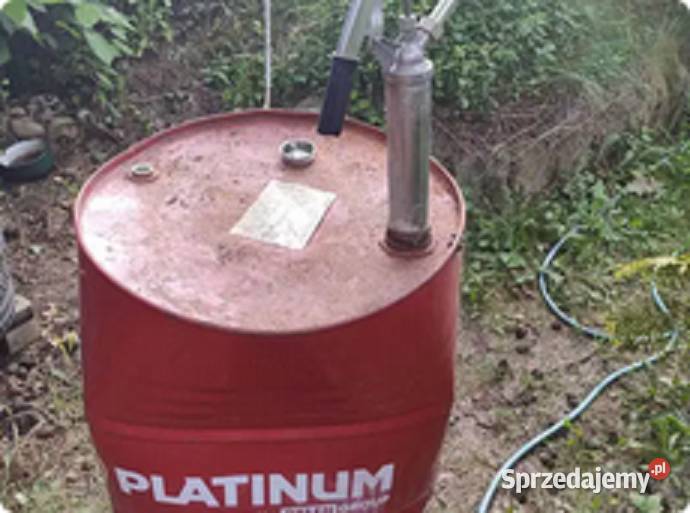 Beczka stalowa z pompą łódzkie