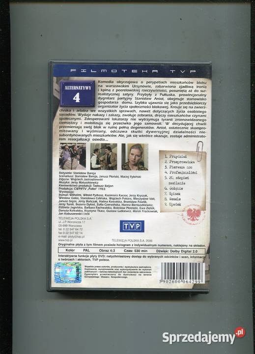 Alternatywy 4 Film DVD 3 X Płyty 3 i więcej Filmy zachodniopomorskie Szczecin