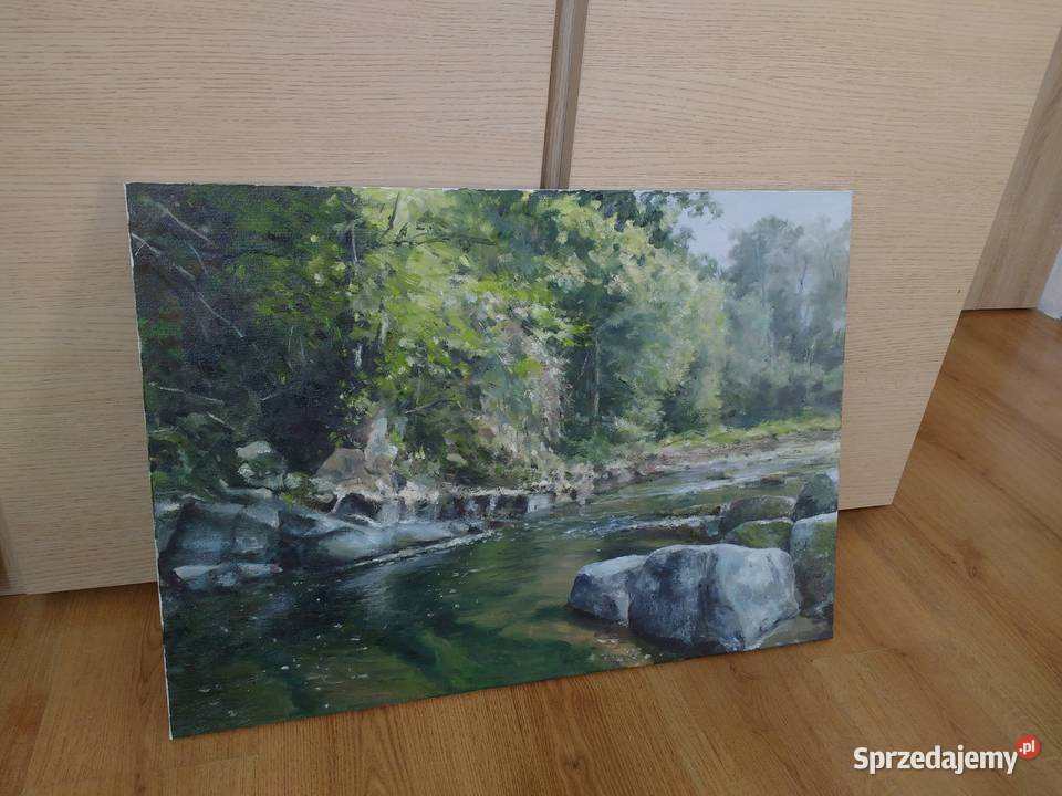 Obraz olejny 50x70 Bieszczady Przeworsk