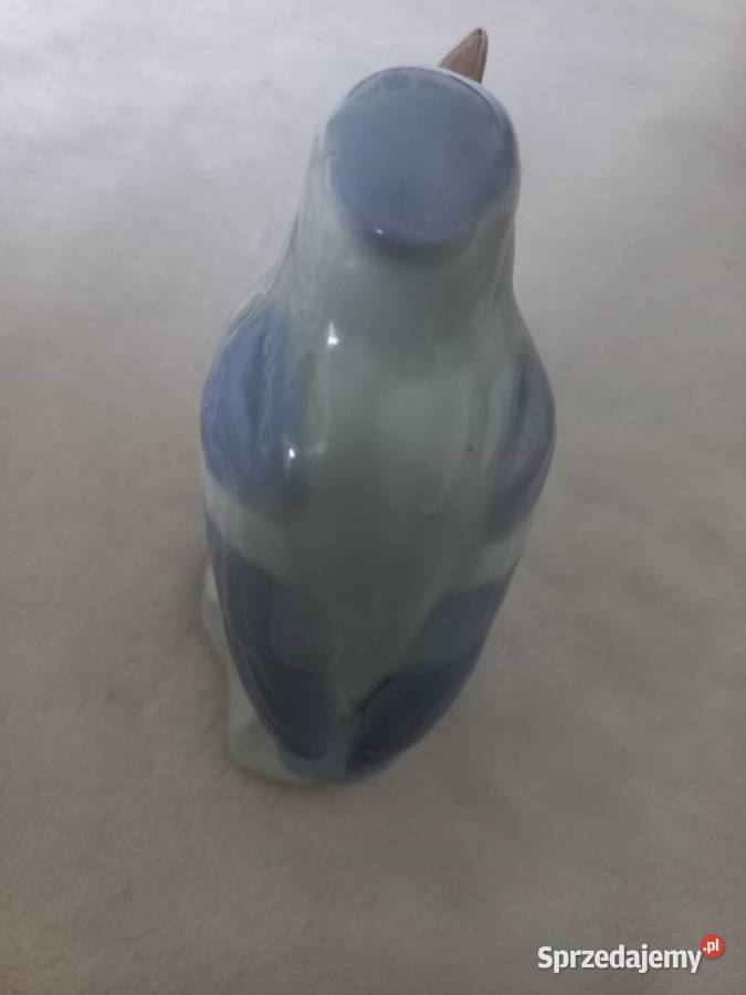 Figurka porcelanowa ptak Zimorodek