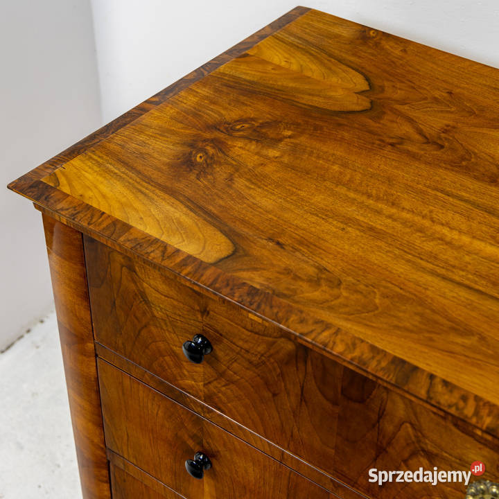 Duża komoda biedermeier Austria orzechowa